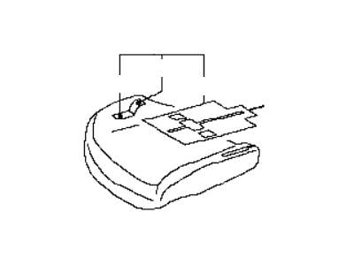 Infiniti 88300-EH060 Cushion Assy-Rear Seat