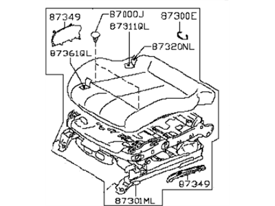 Infiniti 87350-JJ83A