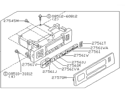 Infiniti QX4 Climate Control Module - 27500-1W600