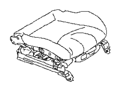 Infiniti 87300-1NJ6A Cushion & Adjuster Assy-Front,RH