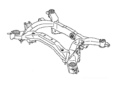 Infiniti 55400-EJ80A Member Complete Rear Suspension