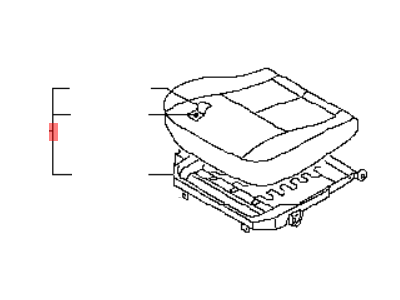 Infiniti 87350-AM211 Cushion Assy-Front Seat