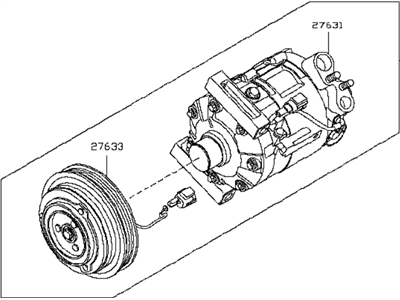 Infiniti 92600-EH00B Compressor-Cooler