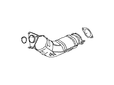 2013 Infiniti FX37 Catalytic Converter - B08B3-3WY0B