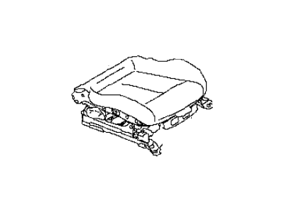Infiniti 87300-JJ72A Cushion & Adjuster Assy-Front,RH