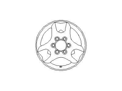 Infiniti 40300-3W725 Aluminum Wheel