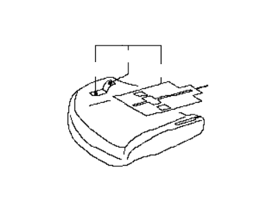 Infiniti 88300-EH061 Cushion Assy-Rear Seat