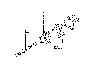 1990 Infiniti Q45 Oil Pump - 15010-60U00