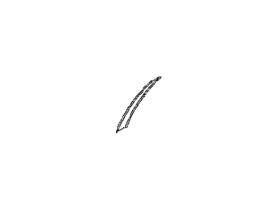 Infiniti 82813-JK01C Tape-Rear Door Outside, LH