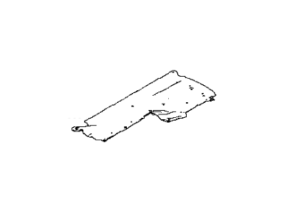 Infiniti 74814-4GA0B Cover - Floor Under, RH