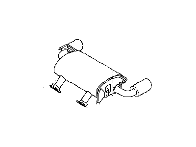 Infiniti Muffler - 20100-JL01C