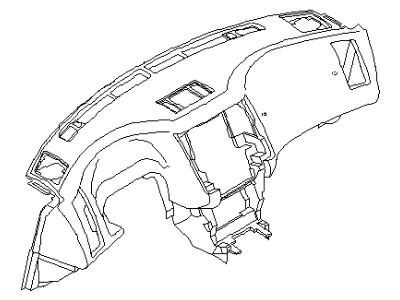 Infiniti 68200-CL70B Panel & Pad Assy-Instrument
