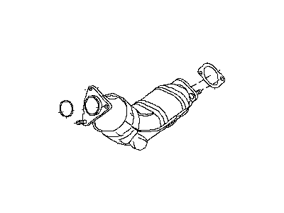 2009 Infiniti M45 Catalytic Converter - B08B2-EJ80A