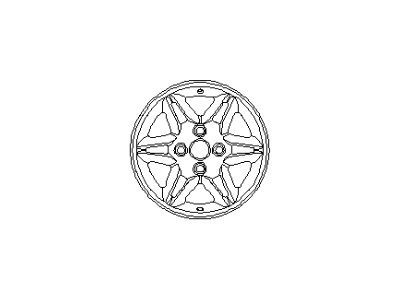 Infiniti 40300-7J226 Aluminum Wheel