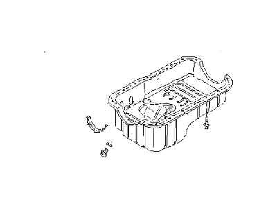 1990 Infiniti M30 Oil Pan - 11110-10V00