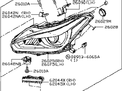 Infiniti 26060-1MA1D