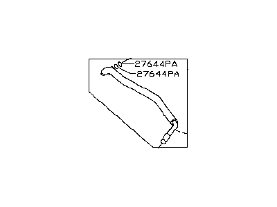 Infiniti 92450-3WW0A Pipe-Front Cooler, Low