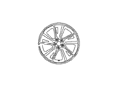 Infiniti D0C00-1WW8A Aluminum Wheel