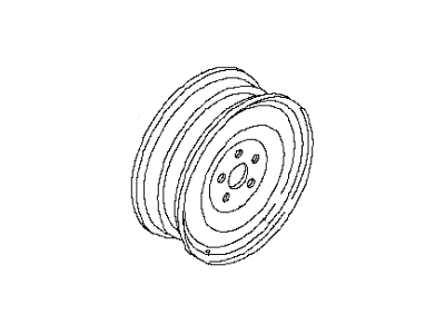 2016 Infiniti QX70 Spare Wheel - D0C00-6WY6A