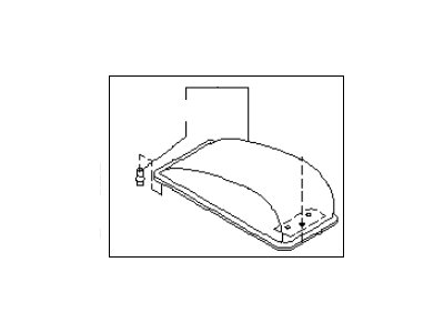 Infiniti 96920-67U61 Console Box Lid