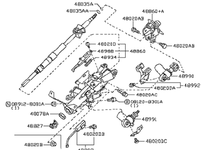 Infiniti 48805-AR260 COLUM Steer Abs