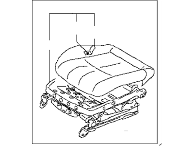 Infiniti 87350-JK60B Cushion Assy-Front Seat