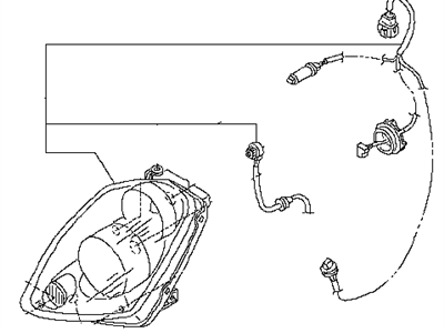 2007 Infiniti G35 Headlight - 26065-AC700