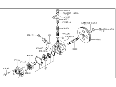 Infiniti 49591-VB125 Oil Seal Kit