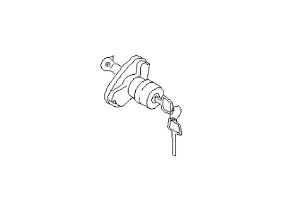 Infiniti Trunk Lock Cylinder - H4660-6P000