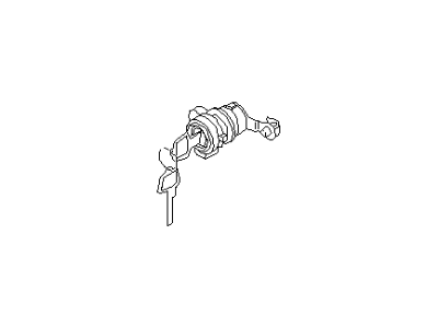 Infiniti H0601-6P100 Cylinder Set-Door Lock,LH