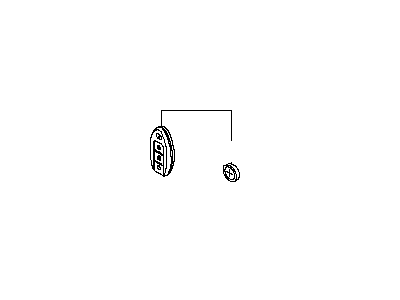 Infiniti JX35 Car Key - 285E3-3JA3A
