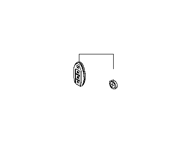 Infiniti 285E3-9NF3A Switch Assy-Smart Keyless