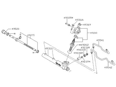 Infiniti 49200-2Y406 Power Steering Gear Assembly