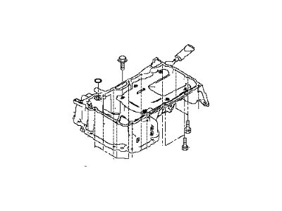 Infiniti Oil Pan - 11110-5CB3A