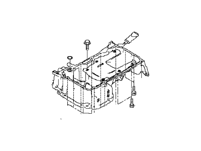 2019 Infiniti Q60 Oil Pan - 11110-5CB3A