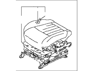 Infiniti Seat Cushion - 87350-1BN9C