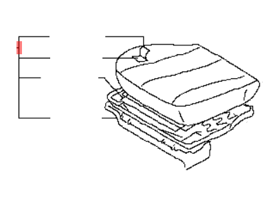 Infiniti 87350-AR663 Cushion Assy-Front Seat