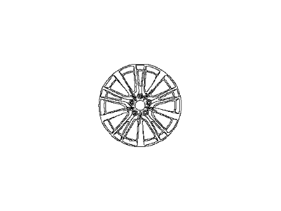 2012 Infiniti M35h Spare Wheel - D0300-1M025