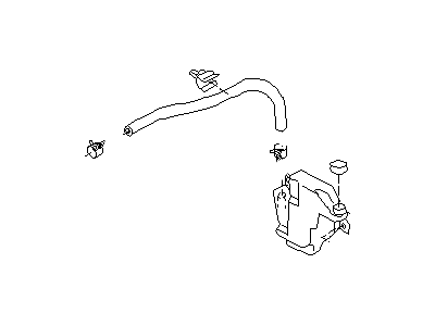 1995 Infiniti J30 Coolant Reservoir - 21710-10Y00