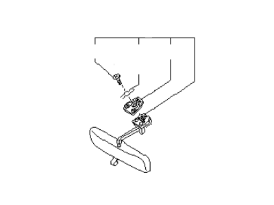 Infiniti 96321-3J101 Mirror Assy-Inside