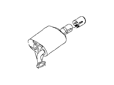 Infiniti Muffler - 20100-1MA0A