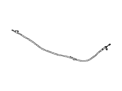 Infiniti 36530-1BA0B Cable Assembly Parking, Rear RH