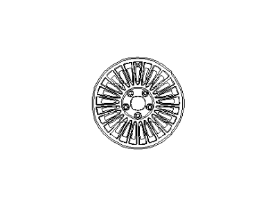 Infiniti 40300-4L725 Aluminum Wheel