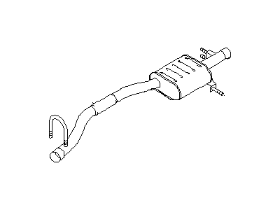 1997 Infiniti J30 Muffler - 20300-10Y11