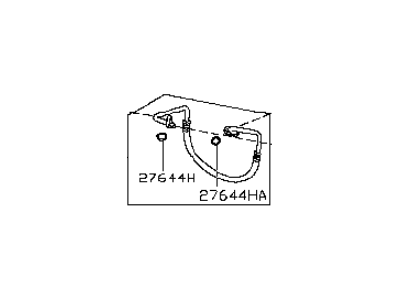 2017 Infiniti QX30 A/C Hose - 92490-5DB0A