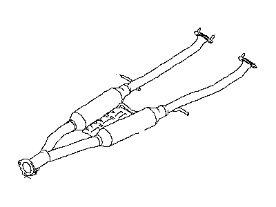 Infiniti FX35 Tail Pipe - 20300-1WW0A