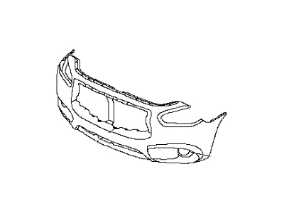 Infiniti 62022-5DJ7B Front Bumper Fascia Kit