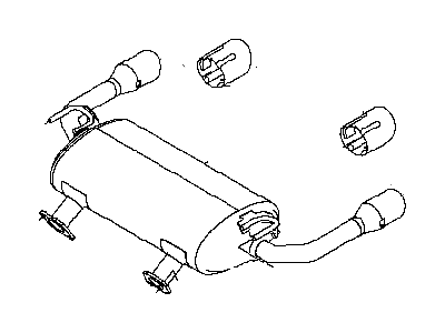 Infiniti Exhaust Pipe - 20100-4GF0D