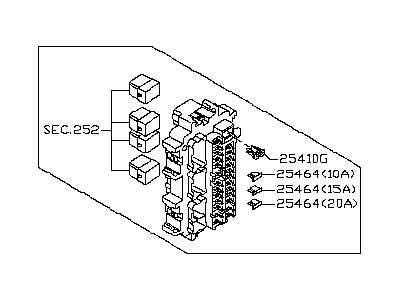 Infiniti 24350-1BA0A