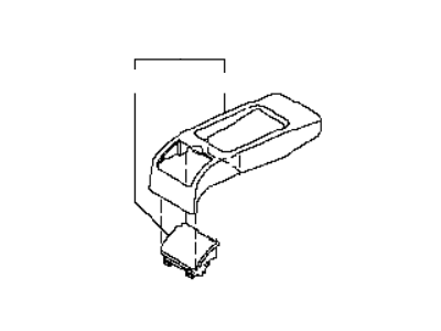 Infiniti Q60 Armrest - 88702-1NG0B